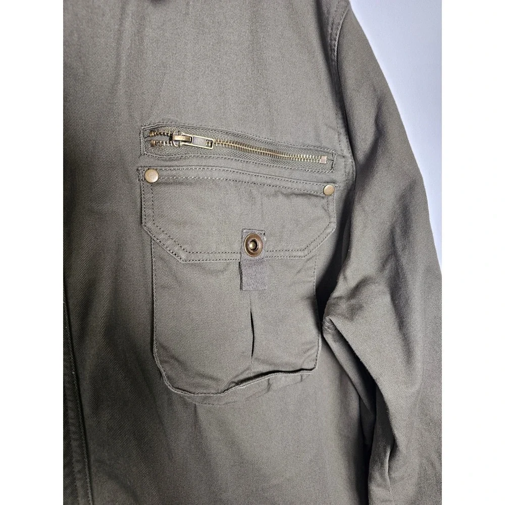 [Gorpcore] Boulder Creek Field Jacket Mens 2XL Tall Olive Green Cargo Utility